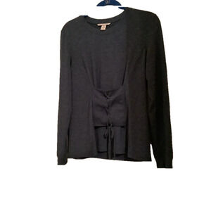 VICTORIA SECRET~BLOUSE~ FRONT TIE DETAIL~M